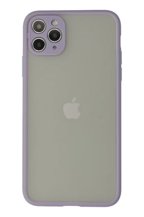 Newface Apple iPhone 12 Pro Max Kılıf Montreal Silikon Kapak - Mor
