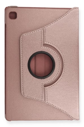 Newface Samsung Galaxy T500 Tab A7 10.4 Kılıf 360 Tablet Deri Kılıf - Rose Gold