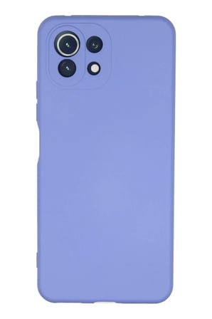Newface Xiaomi Mİ 11 Lite Kılıf Nano içi Kadife Silikon - Lila
