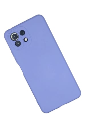 Newface Xiaomi Mİ 11 Lite Kılıf Nano içi Kadife Silikon - Lila