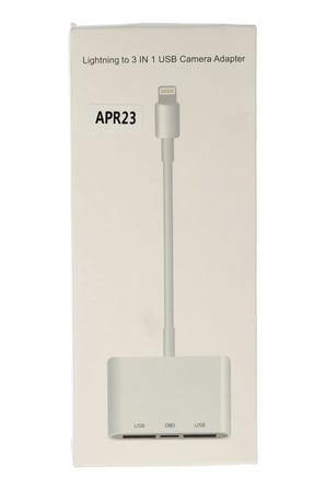 Newface APR23 Iphone Otg 3in1 - Beyaz