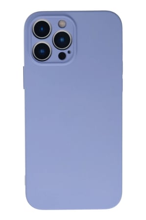 Newface Apple iPhone 13 Pro Max Kılıf Nano içi Kadife Silikon - Lila