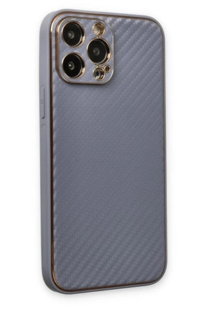 Newface Apple iPhone 13 Pro Kılıf Coco Karbon Silikon - Gri