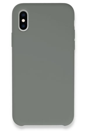 Newface Apple iPhone XS Max Kılıf Lansman Legant Silikon - Gri
