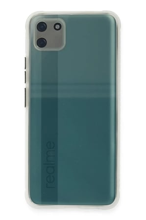 Newface Realme C11 Kılıf Miami Şeffaf Silikon - Şeffaf