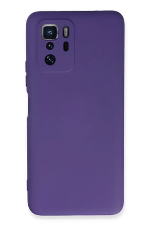 Newface Xiaomi Poco X3 GT Kılıf Nano içi Kadife Silikon - Mor