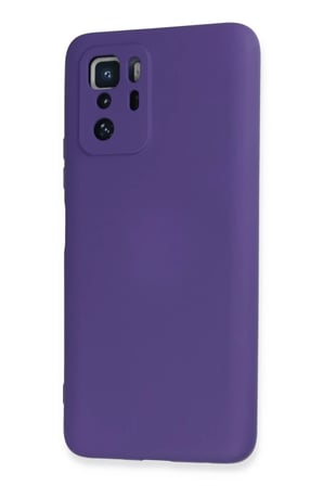 Newface Xiaomi Poco X3 GT Kılıf Nano içi Kadife Silikon - Mor