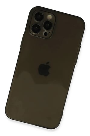 Newface Apple iPhone 12 Pro Max Kılıf Fly Lens Silikon - Siyah