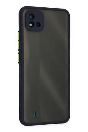 Newface Realme C11 2021 Kılıf Montreal Silikon Kapak - Lacivert
