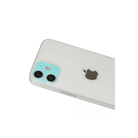 Newface Apple iPhone 12 Rainbow Kamera Lens Koruma Cam - Yeşil
