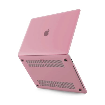 Newface Apple Macbook Pro 13 2021 Macbook Buzlu Kapak - Pembe