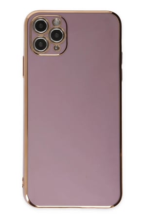 Newface Apple iPhone 11 Pro Max Kılıf Volet Silikon - Mor