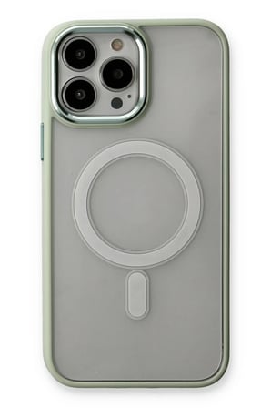 Newface Apple iPhone 14 Pro Max Kılıf Room Magneticsafe Silikon - Su Yeşili