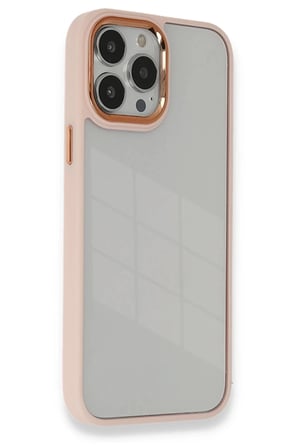 Newface Apple iPhone 14 Pro Kılıf Dora Kapak - Pudra