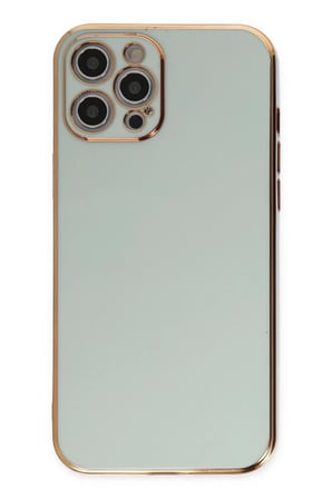 Newface Apple iPhone 12 Pro Kılıf Volet Silikon - Açık Yeşil
