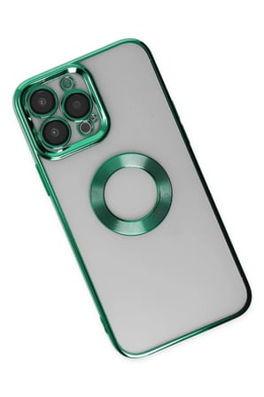 Newface Apple iPhone 14 Pro Max Kılıf Slot Silikon - Köknar Yeşili