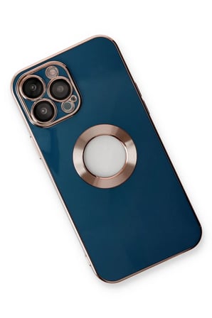 Newface Apple iPhone 14 Pro Max Kılıf Store Silikon - Mavi