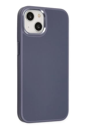 Newface Apple iPhone 14 Plus Kılıf Asya Deri Silikon - Mor