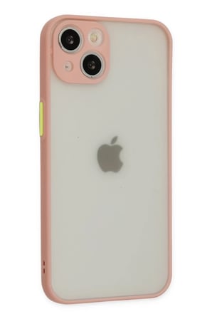 Newface Apple iPhone 14 Kılıf Montreal Silikon Kapak - Pembe