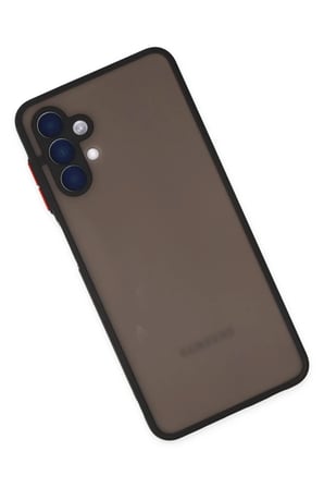 Newface Samsung Galaxy A04S Kılıf Montreal Silikon Kapak - Siyah