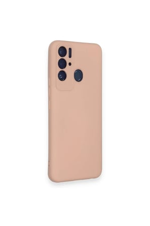Newface Tecno Pova Neo Kılıf Nano içi Kadife Silikon - Pudra
