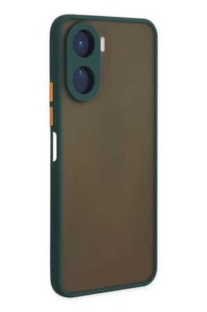 Newface Vivo Y16 Kılıf Montreal Silikon Kapak - Yeşil