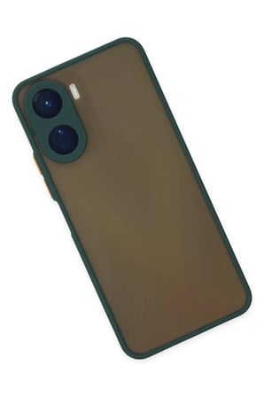 Newface Vivo Y16 Kılıf Montreal Silikon Kapak - Yeşil