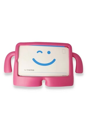 Newface Apple iPad 2025 10.9 10.Nesil (A16) Kılıf Karakter Tablet Silikon - Pembe