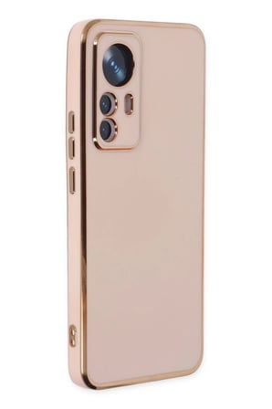 Newface Xiaomi Mi 12T Pro Kılıf Volet Silikon - Pembe
