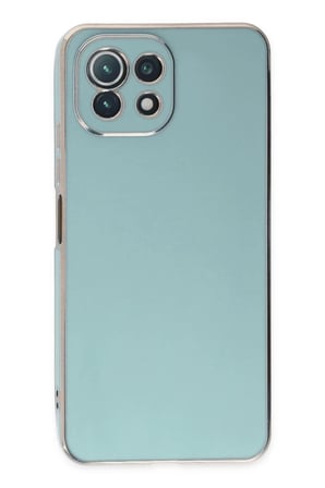 Newface Xiaomi Mİ 11 Lite Kılıf Volet Silikon - Açık Yeşil