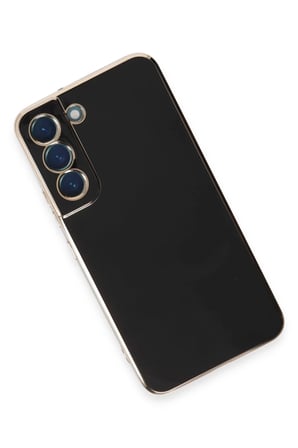 Newface Samsung Galaxy S21 Kılıf Volet Silikon - Siyah