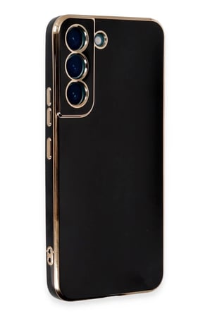 Newface Samsung Galaxy S21 Kılıf Volet Silikon - Siyah