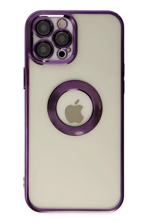 Newface Apple iPhone 12 Pro Kılıf Slot Silikon - Mor