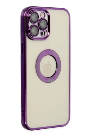 Newface Apple iPhone 12 Pro Kılıf Slot Silikon - Mor