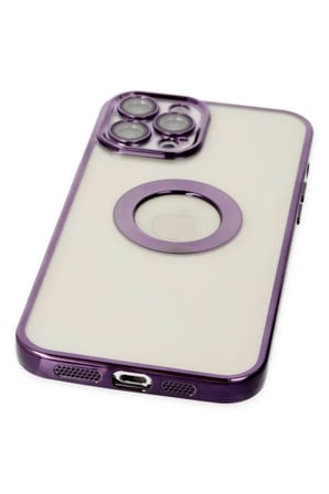 Newface Apple iPhone 12 Pro Kılıf Slot Silikon - Mor