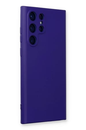 Newface Samsung Galaxy S23 Ultra Kılıf Nano içi Kadife Silikon - Mor