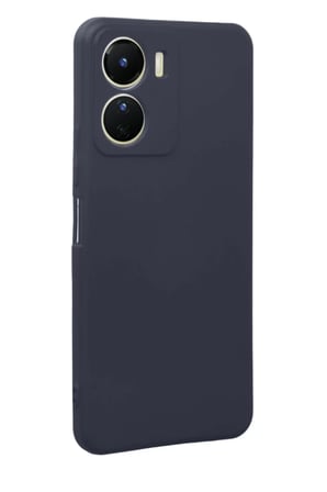 Newface Vivo Y16 Kılıf First Silikon - Lacivert