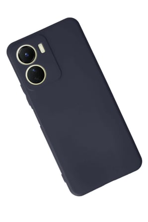 Newface Vivo Y16 Kılıf First Silikon - Lacivert