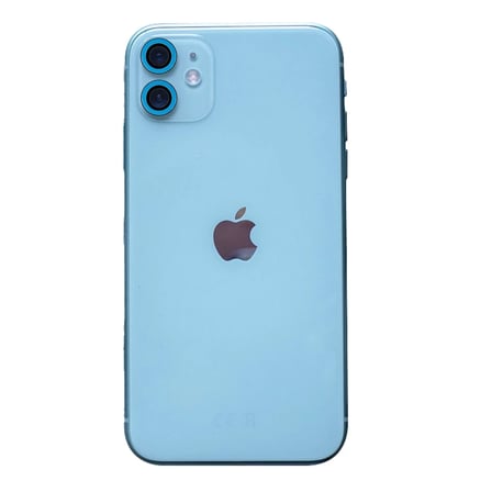 Newface Apple iPhone 11 Neon Fosforlu Kamera Lens - Mavi