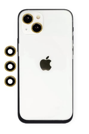 Newface Apple iPhone 14 Shine Kamera Lens - Gold