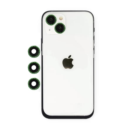 Newface Apple iPhone 14 Shine Kamera Lens - Yeşil