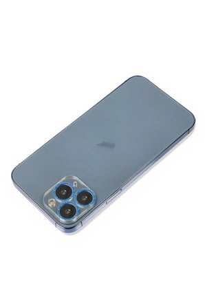 Newface Apple iPhone 11 Pro Max Shine Kamera Lens Koruma Cam - Mavi