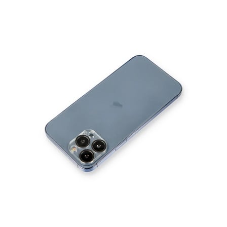 Newface Apple iPhone 12 Pro Shine Kamera Lens Koruma Cam - Siyah
