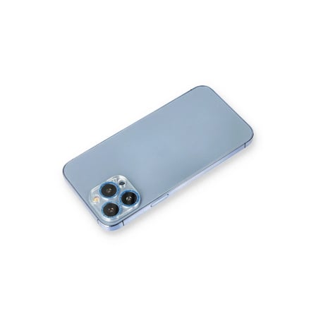 Newface Apple iPhone 12 Pro Shine Kamera Lens Koruma Cam - Mavi
