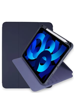 Newface Apple iPad Pro 11 (2021) Kılıf Starling 360 Kalemlikli Tablet Kılıf - Lacivert