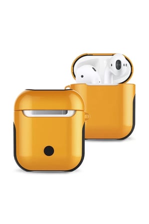 Newface Apple Uyumlu Airpods 2 (2.nesil) 3in1 Kılıf - Sarı