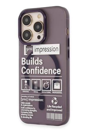 Newface Apple iPhone 14 Pro Kılıf Apollo Magneticsafe Desenli Kapak - Apollo Mor - 6