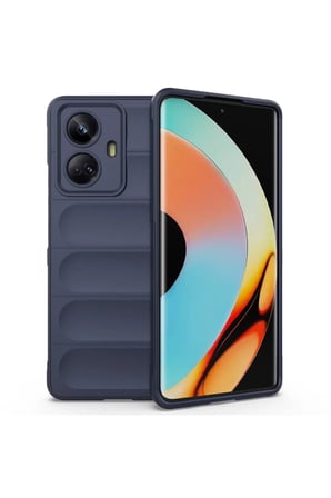 Newface Realme 10 Pro 5G Kılıf Optimum Silikon - Lacivert