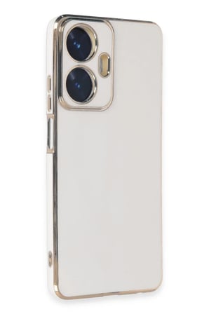 Newface Realme C55 Kılıf Volet Silikon - Beyaz