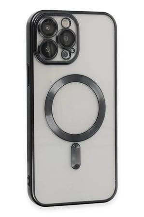 Newface Apple iPhone 15 Pro Kılıf Kross Magneticsafe Kapak - Siyah